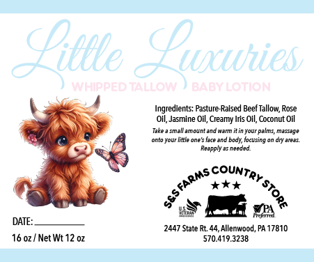 Little Luxuries Whipped Tallow Baby Lotion